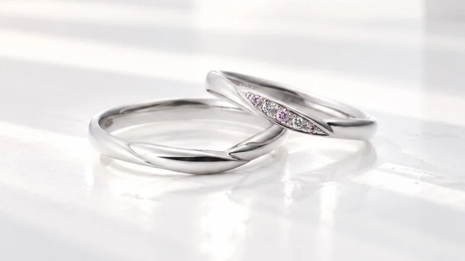 Overture(オーバーチュア) 天然ピンクダイヤモンドの結婚指輪