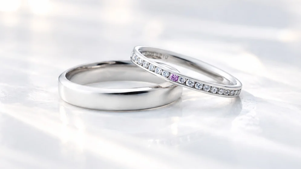 Purete（ピュルテ） 天然ピンクダイヤモンドの結婚指輪